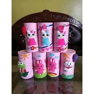 BEST PRODUCT  Celengan Flanel Keropi / Celengan Karakter Pink / Celengan Hias Karakter / Celengan Ka