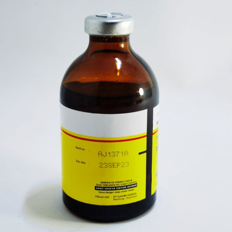 ADY78 Vet Oxy SB 50 ML - Obat Hen Ternak Sapi Kambing Kucing Anjing