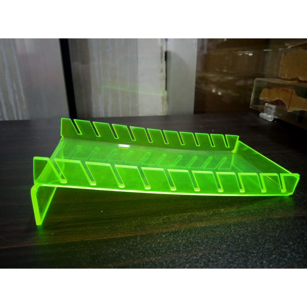 TEMPAT DUDUKAN VOUCHER AKRILIK 10 SLOT 6 x 13