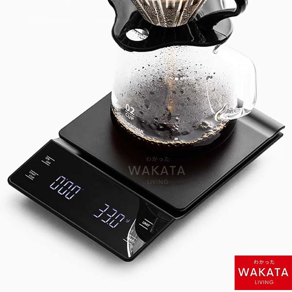 THOME Timbangan Digital Scale Kopi Timer Digital Coffee with TIMER 3kg - for Manual Brew / V60 Drip - Timbangan Kopi 3kg Digital Kopi Timer