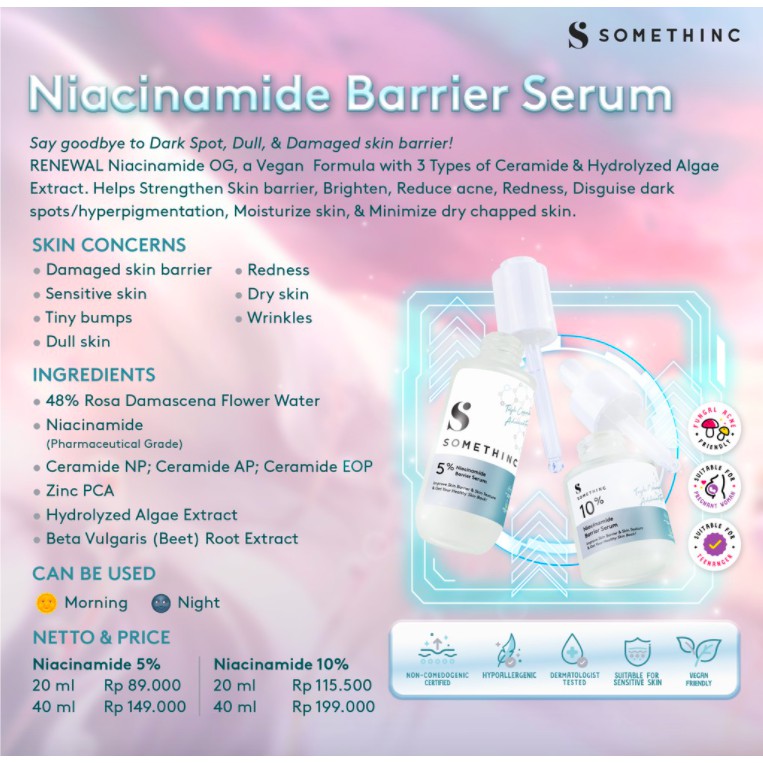 Somethinc 5% Niacinamide Barrier Serum 20 ml