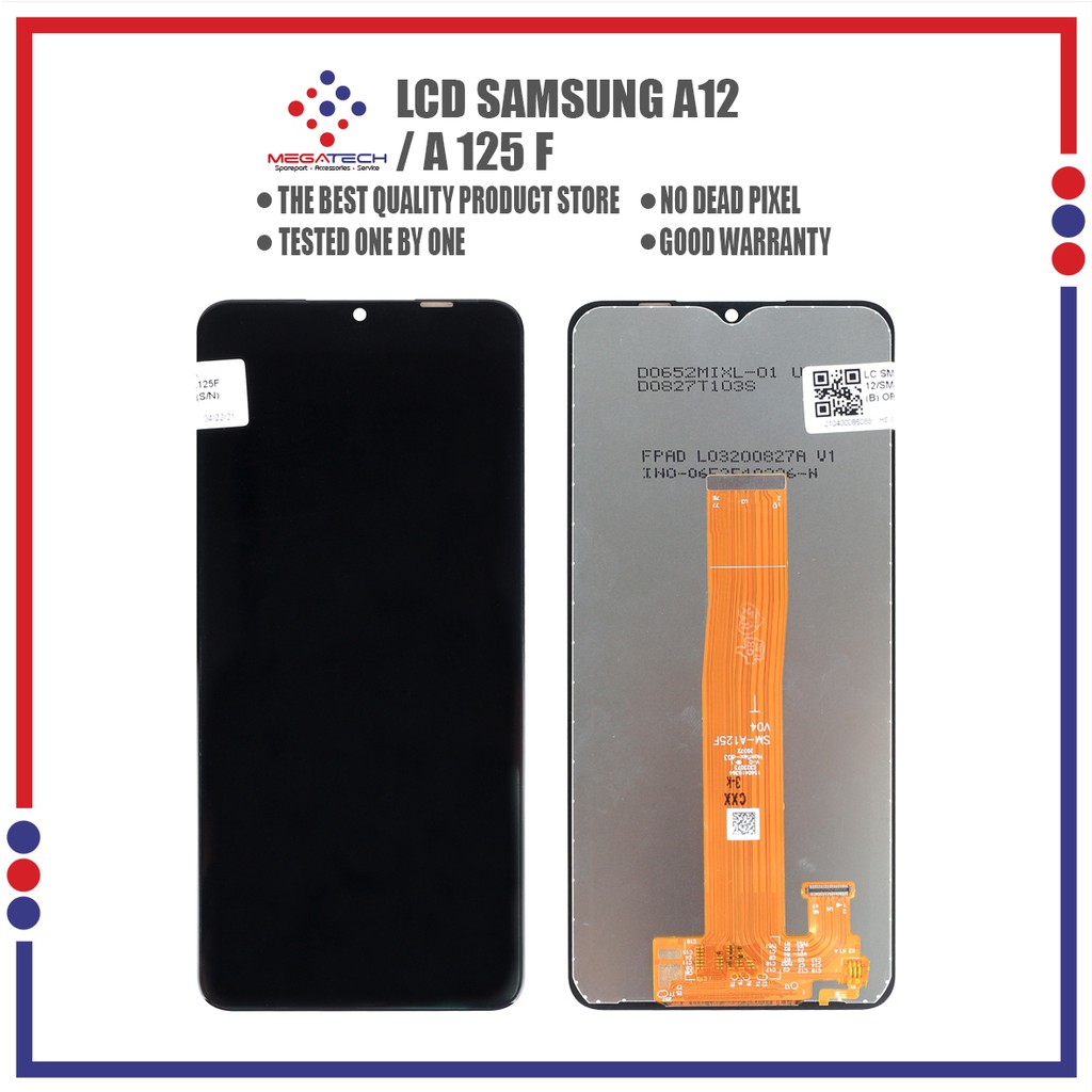 LCD Samsung A12 Fullset Touchscreen - ORI