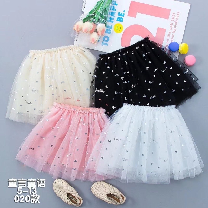 ROK TUTU ANAK IMPORT USIA 1-6TH | RK002 | ROK TILE TUMPUK IMPORT LEMBUT | ROK BALET PREMIUM