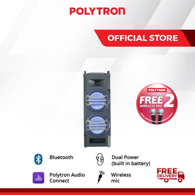 Polytron Portable Speaker PTS 2K25