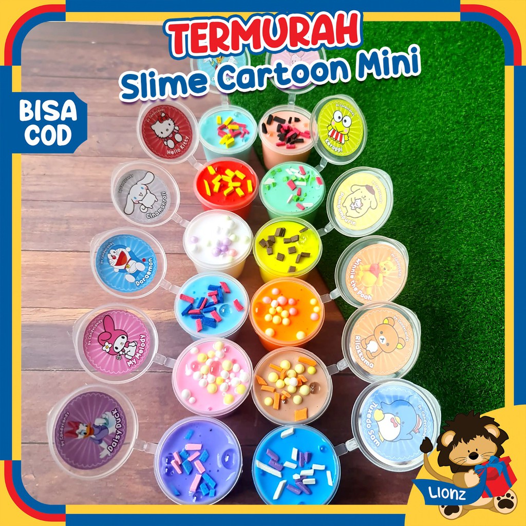 slime KARTUN series by candycandy.idn 25ml