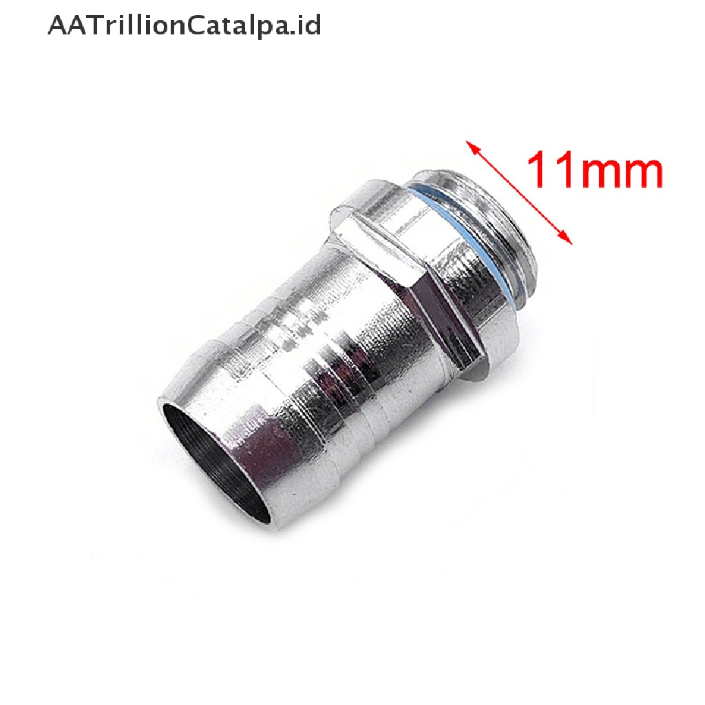 Aatrillioncatalpa 6pcs Barb Konektor Ulir G1 / 4 Untuk Sistem Pendingin Air PC