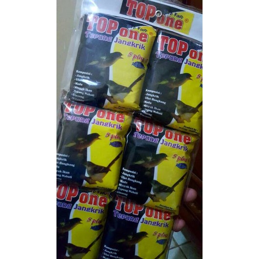 

TOP ONE TEPUNG JANGKRIK / PAK ISI 6 SACHET