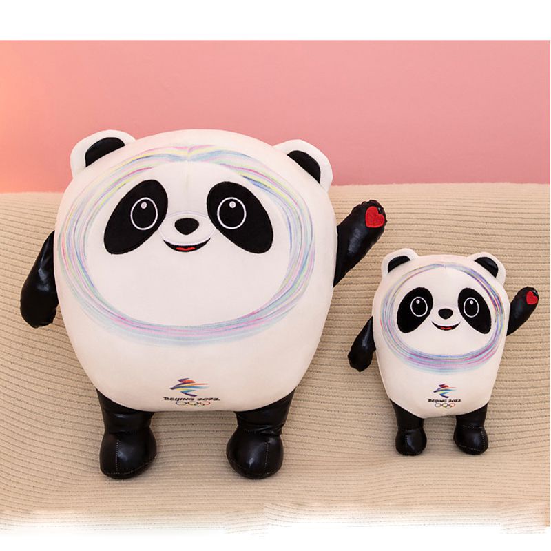 【New Arrival】Beijing 2022 Winter Olympic Mascot Bing Dwen Dwen Panda Plush Toys  Home Decoration Gifts