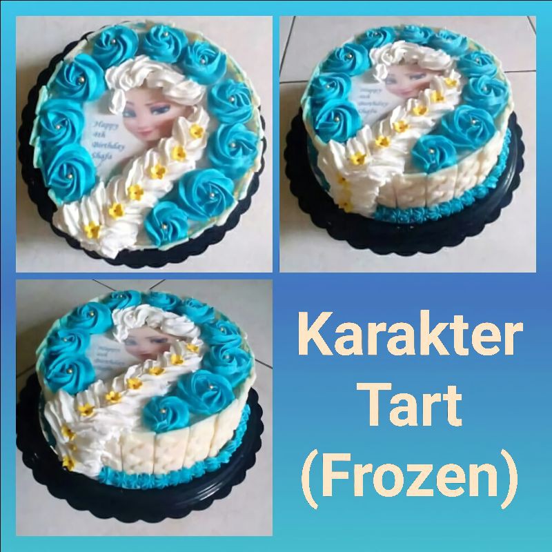 

PROMO !!! ICE CREAM TART, Edible (foto) Tart Frozen, 20 cm, Tart Dalamnya 100% Ice Cream Tanpa Kue