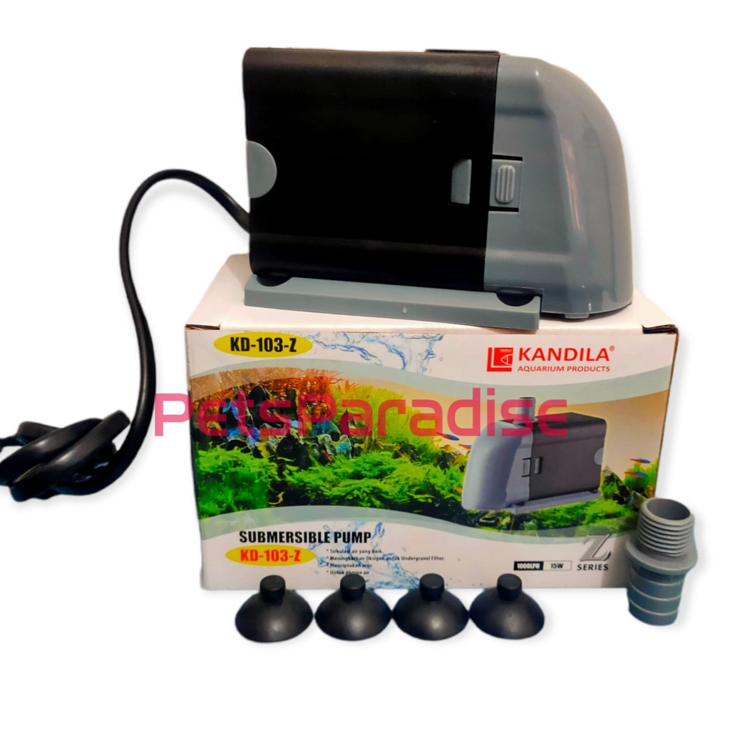 KANDILA KD-103 FILTER POMPA AIR CELUP KOLAM IKAN AQUARIUM