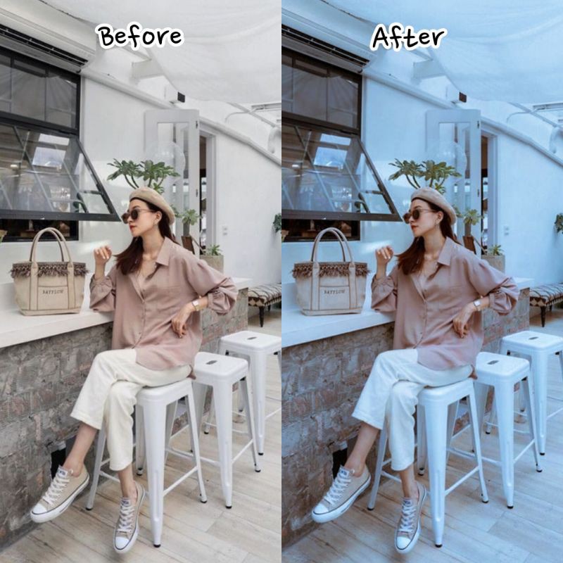 PRESET LIGHTROOM PREMIUM WARM BLUE (IOS dan Android)