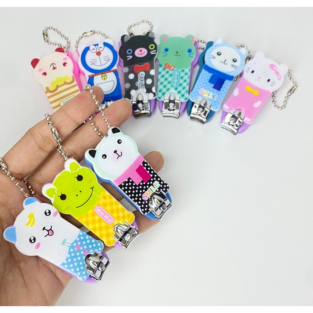 Gunting Kuku Karakter Lucu / Nail Clippers Ukuran Kecil Souvenir Ready