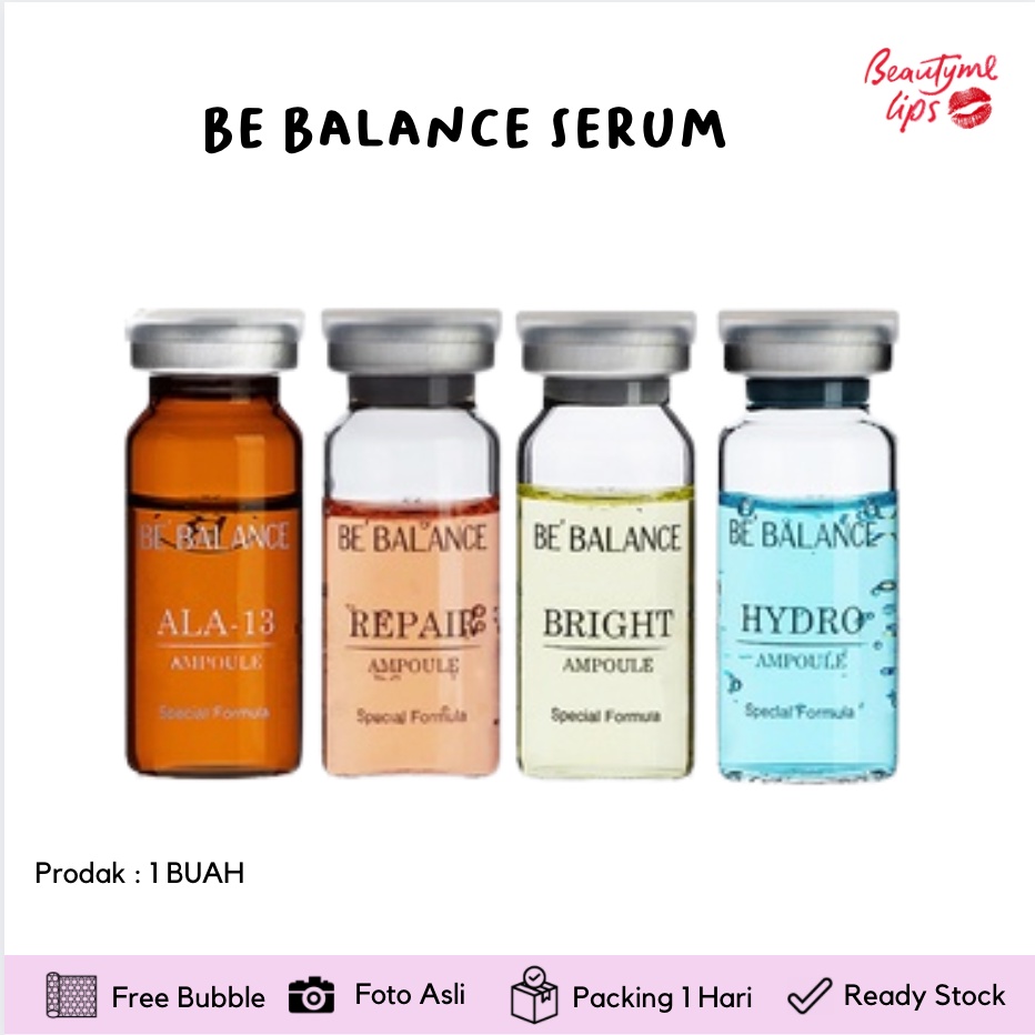 Be Balance Serum Repair ALA HYDRO / BRIGHT / PER BOX HYDRO EXPIRED UNTUK LATIHAN