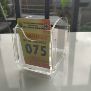 

Akrilik Kotak Nomor Antrian polos