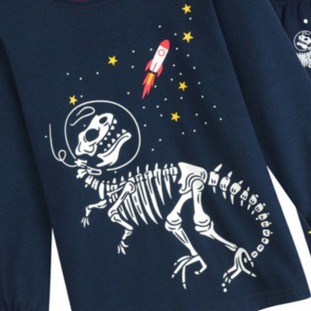 HappyOliver PASSWORD DINO ASTRONOT Setelan piyama 1 - 7 Tahun Baju Anak BerKualitas