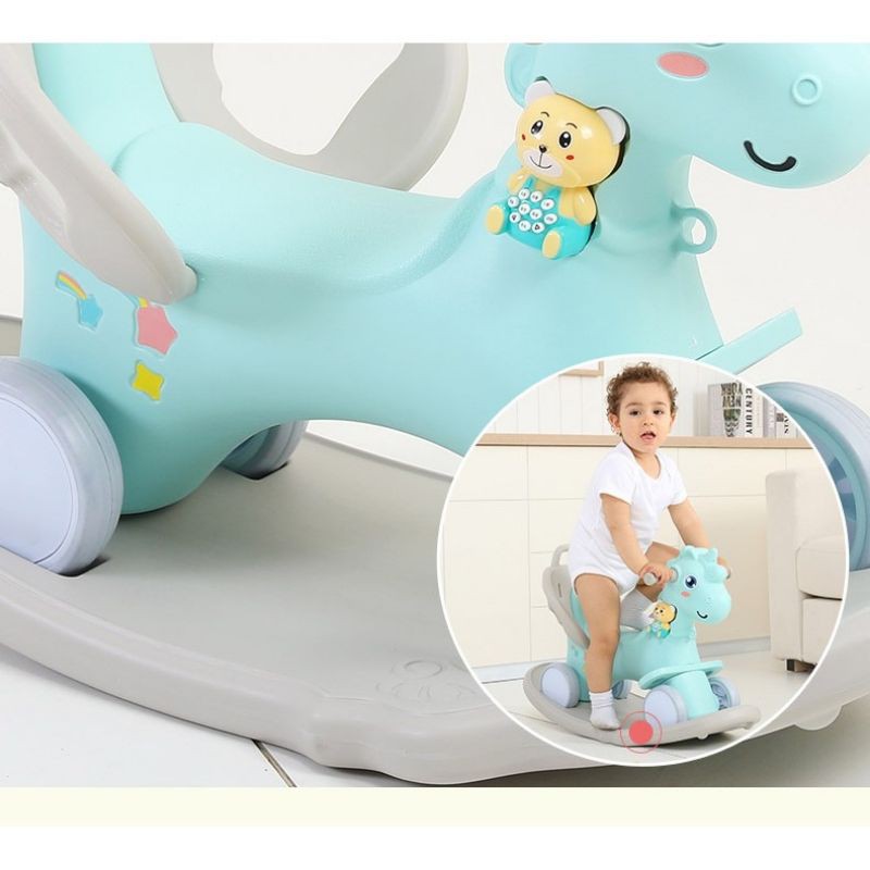 kuda-kudaan anak mainan anak dorong