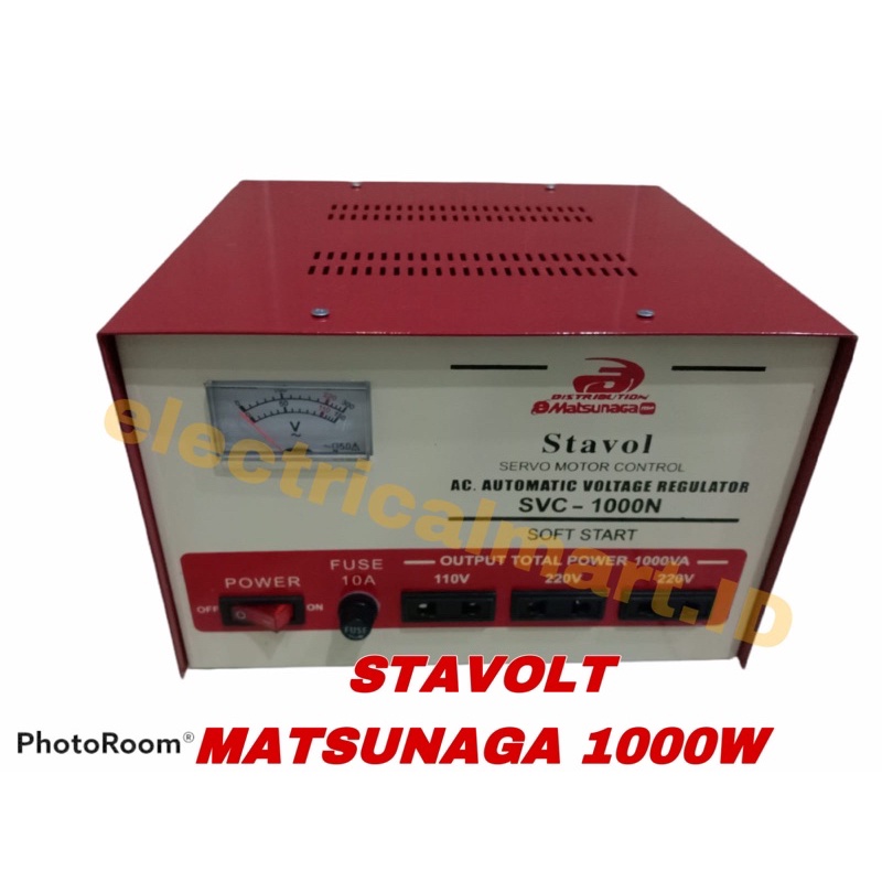 PROMO Stabilizer Matsunaga 1000VA Stavolt Matsunaga 1000Watt