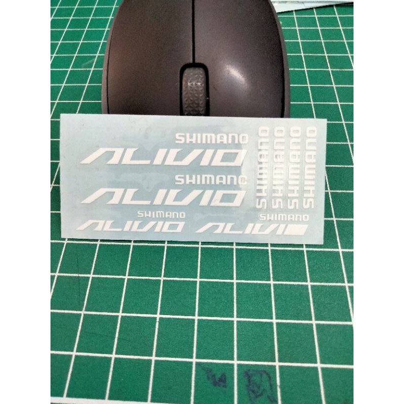 stiker shimano alivio