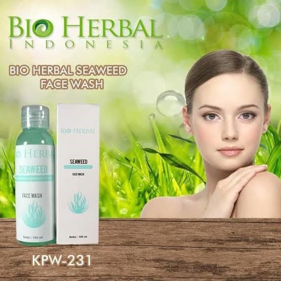 Bio Herbal Seaweed Face Wash - Sabun Muka