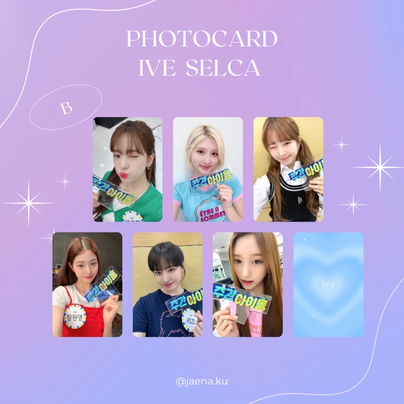 [PHOTOCARD] IVE SELCA #2 ‼️BACA DESKRIPSI‼️