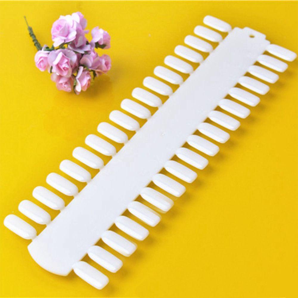 Mxbeauty Nail color Sample Board Plastik Nail Art Praktek Nail color Display Nature color Peralatan Salon Kuku