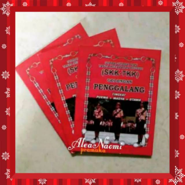 Buku SKK TKK Penggalang 3tingkatan purwa madya utama Buku pramuka SKKTKK SKK TKK SMP SKKTKK merah