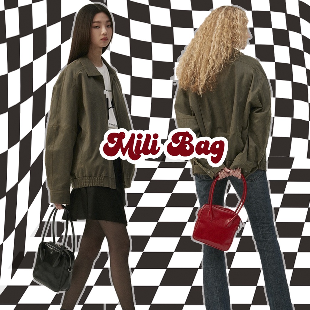 Mores Bag Tas Selempang Wanita Mili PVC Premium Woman Slingbag Import Aesthetic Bag Korean Style