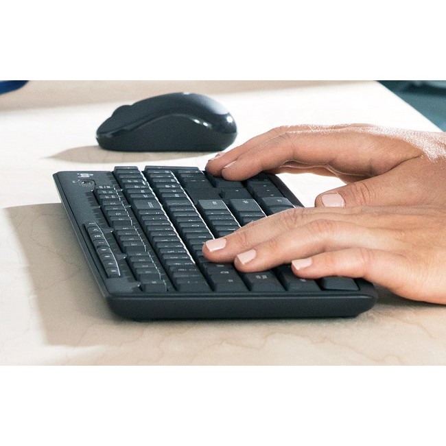 Logitech MK295 Silent Wireless Combo Keyboard and Mouse Original Garansi 1 Tahun