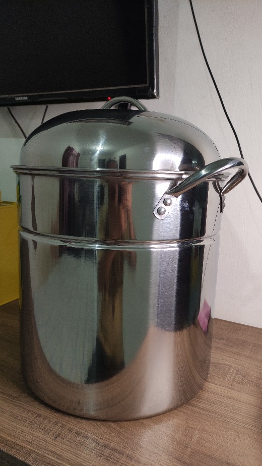 (khusus Ojek )panci Bakso Supra 30qt Stainless. Bakso Pot