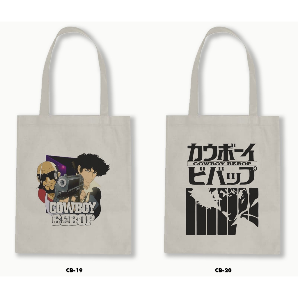 TOTE BAG BLACU - COWBOY BEBOP .01