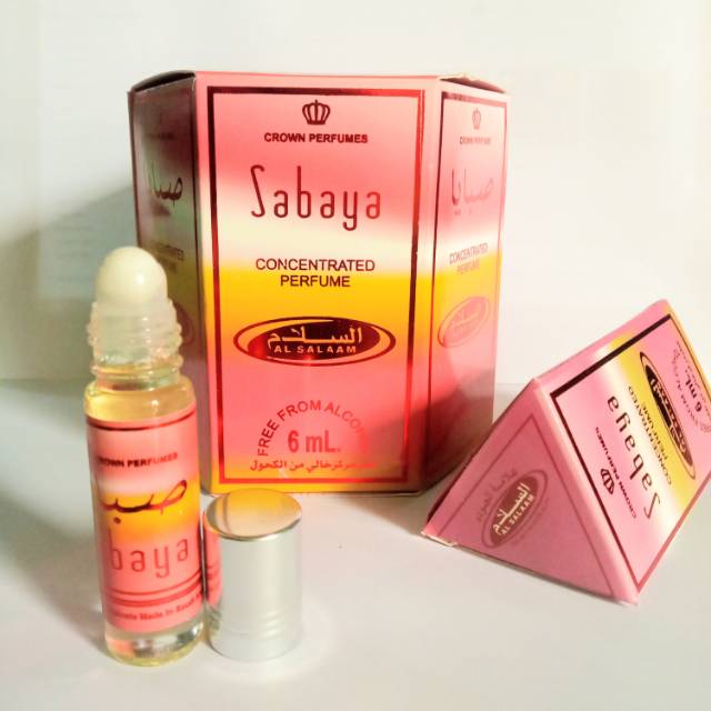 Parfum 6ml roll on aroma sabaya merk AS-SALAM