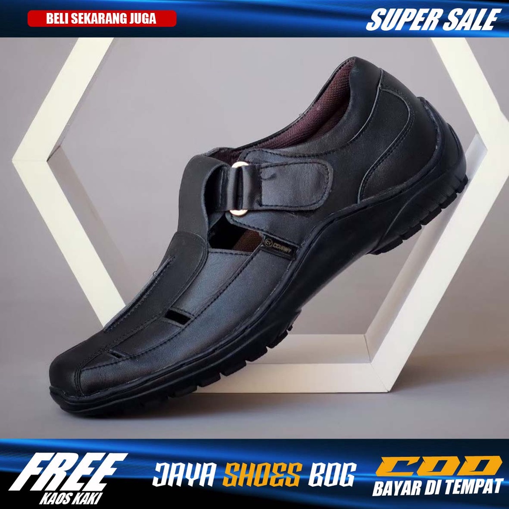 DRAKENxCVNY Sepatu Kasual Slip On Pria Keren Kulit Asli Original Murah Slop Kerja Kantor Kuliah