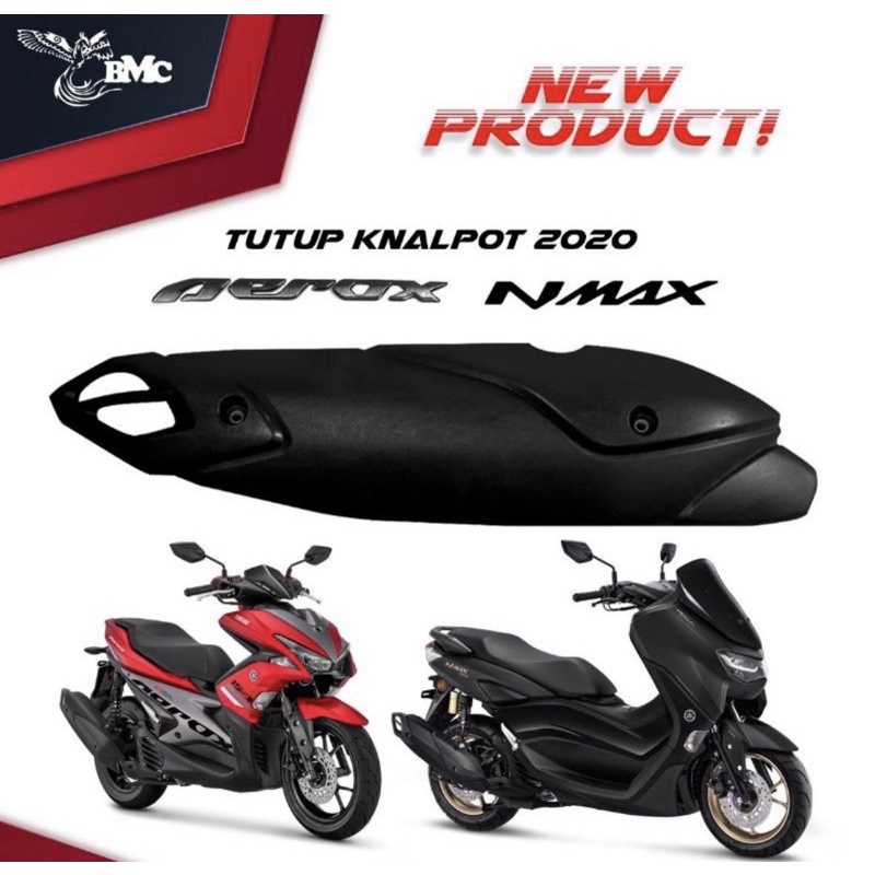 Tutup tameng knalpot aerox new dan nmax 2020