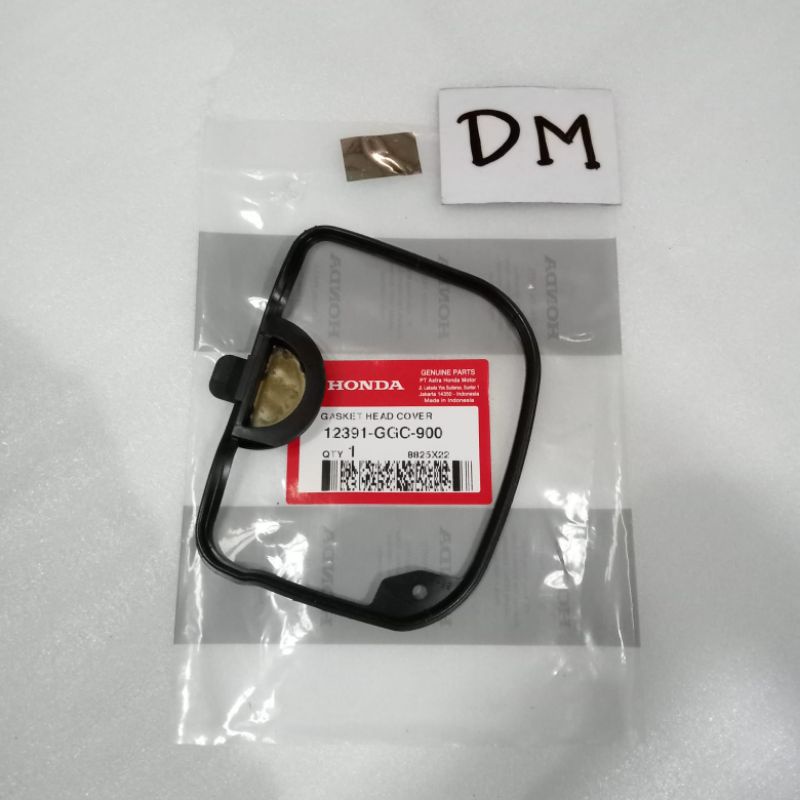 Karet Tutup Mesin Gasket Head Beat Fi Scoopy Fi Spacy Fi Vario 110 Fi Non eSP 12391-GGC-900 Asli Ori