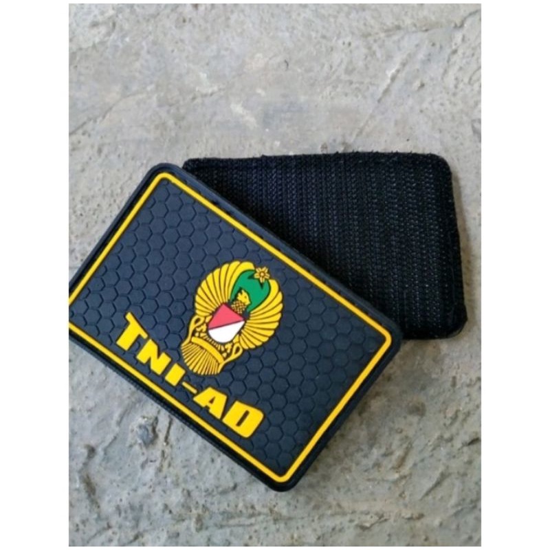 Patch rubber emblem tempelan logo TNI AD