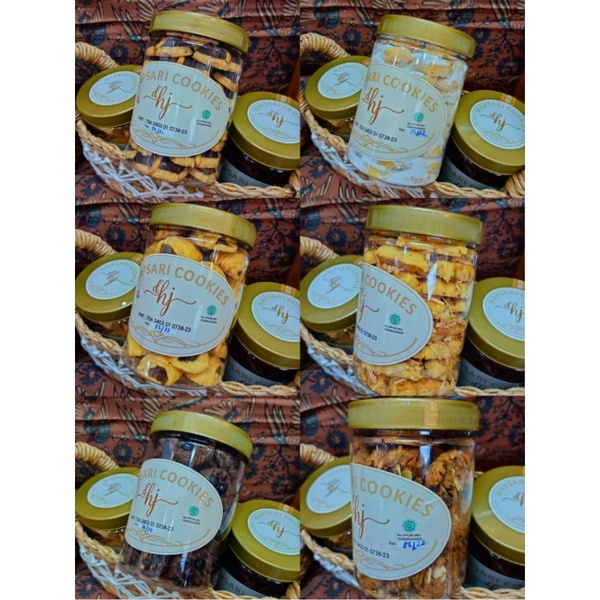 

Kue Kering 500 Gram Hapsari Cookies - Nastar - Kastengel - Putri Salju
