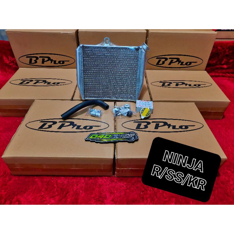 Radiator ninja B pro Bpro R SS KR non gambot melengkung seperti mc28 ukuran standar