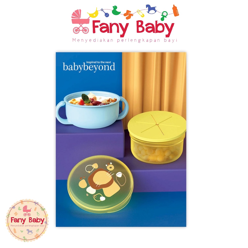 BABY BEYOND SNACK CONTAINER WIT LID 320ML [ BB1050 ]