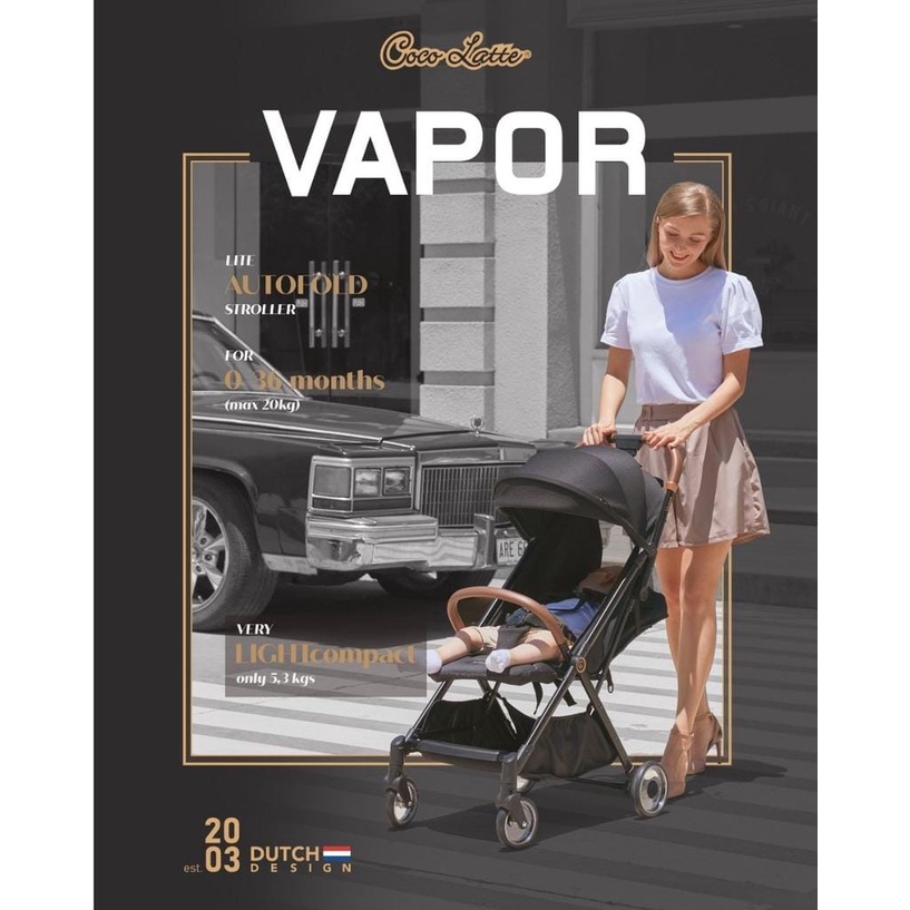 Stroller Cocolatte Vapor CL JZ 7045SN / Stroller Anak