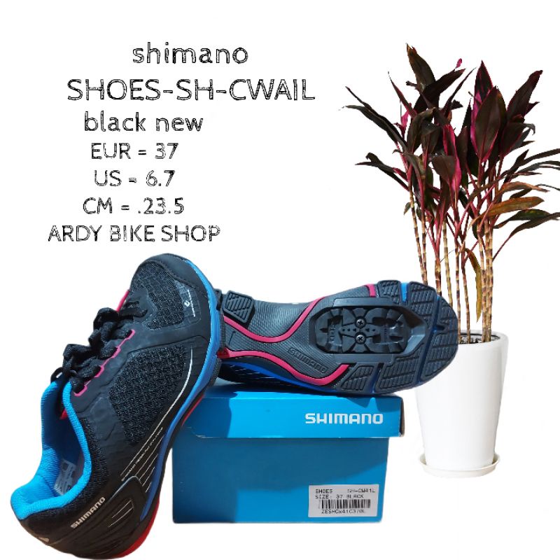 sepatu cleat mtb wanita women shimano SH CW41L new lain santic