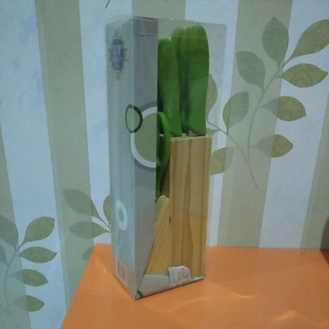 Oxone Pisau Dapur Set Ox-961 - Hijau