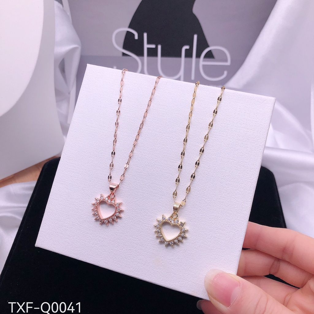 Kalung Titanium Permata Perhiasan Fashion 137.304.0041,0043