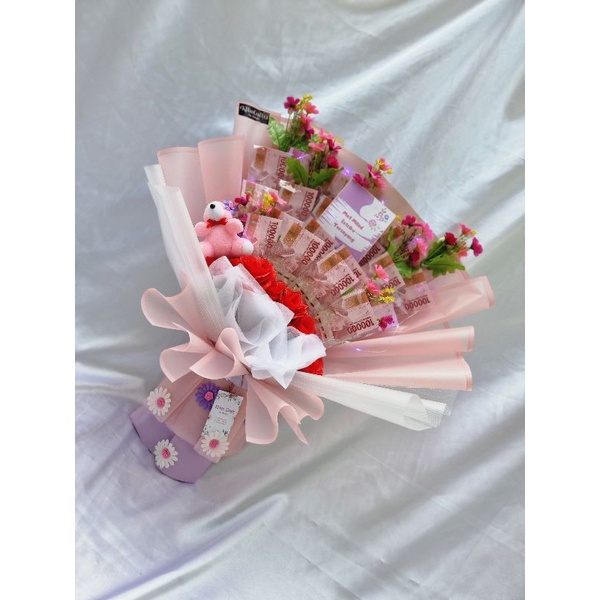 buket uang/buket murah/buket uang 20 lembar