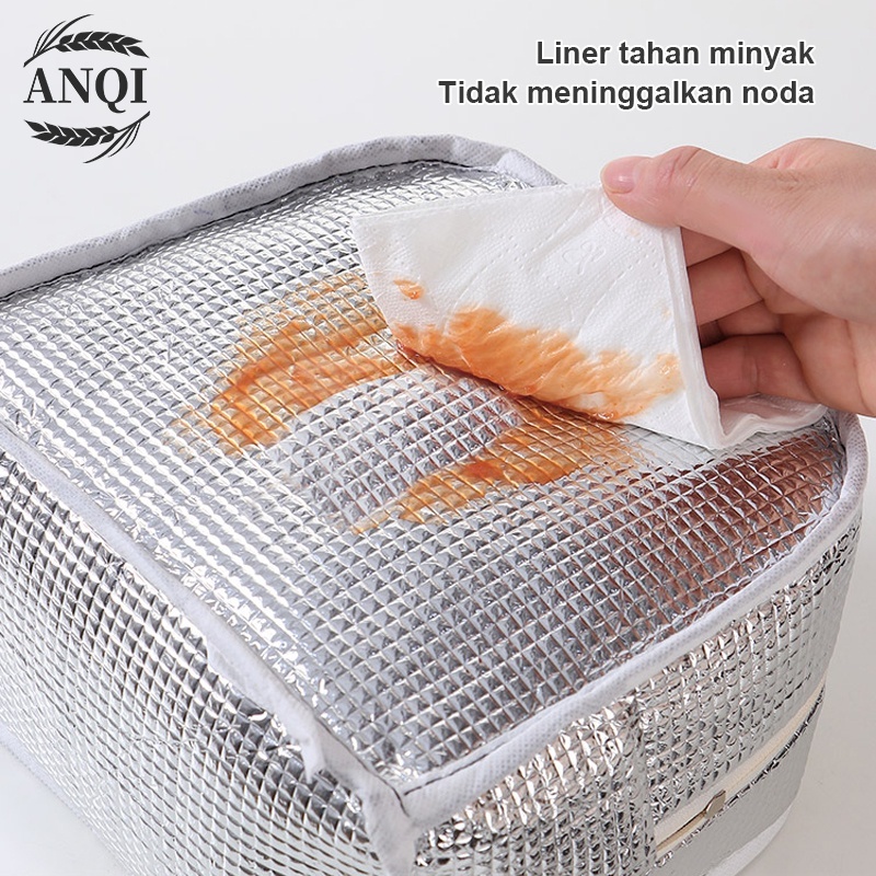 ANQI 1888 COOLER BAG UNICORN PEREKAT VELCRO TAS BEKAL LUNCH BOX BESAR MURAH LUNCH BAG BEKAL SEKOLAH VS-39