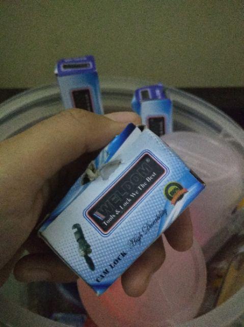 Kunci Camlock 30mm / Kunci Laci Lemari / Kunci Loker / Kunci Etalase Merk Weldom