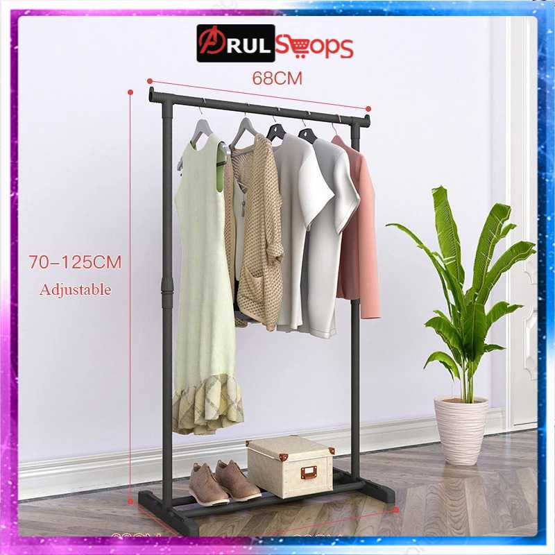 ARS - LEHUOSHIGUANG Stand Rak Gantungan Baju Telescopic - MJ006