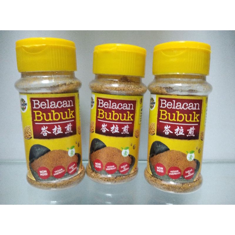 

belacan bubuk vegan vegetarian