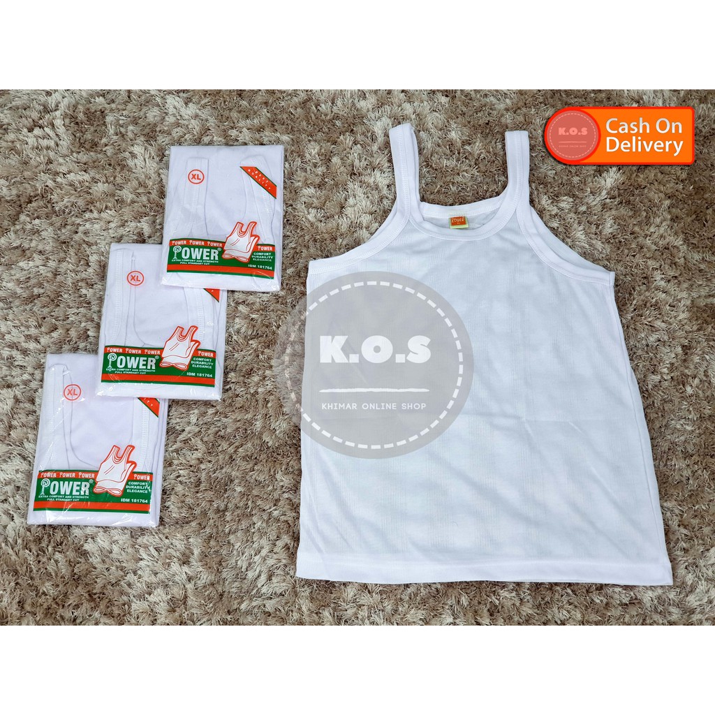 kaos dalam/singlet/dalaman pria power