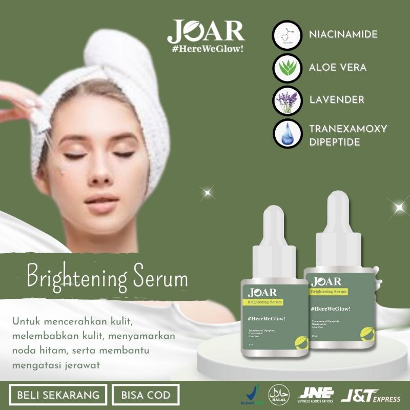 Joar Brightening Serum + Pencerah Wajah + Serum Wajah + Serum Joar Original