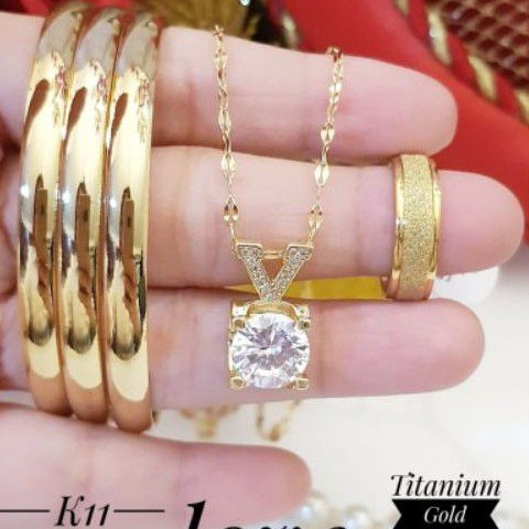 Titanium Gold Perhiasan Wanita 235T